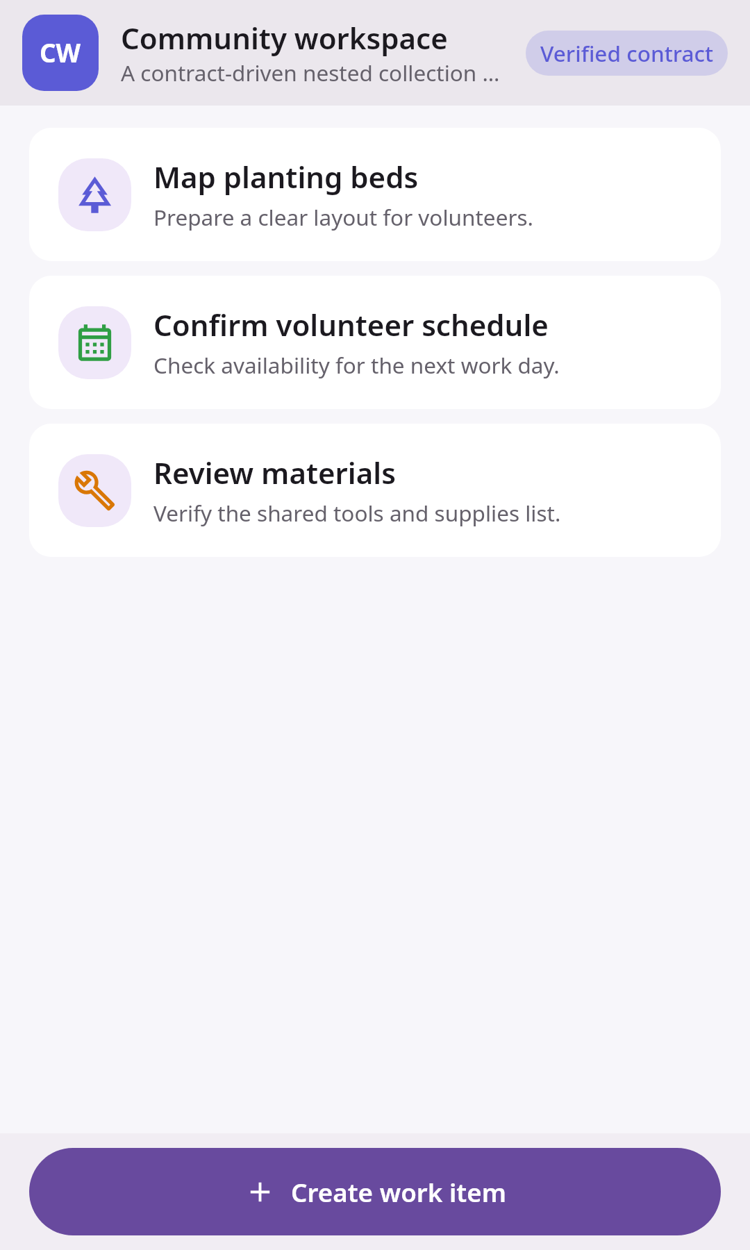 Dynamic apps Nested collection actions: Synthetic visual QA